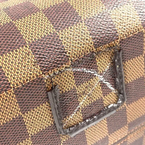 LOUIS VUITTON Brown Damier Canvas Boston Bag